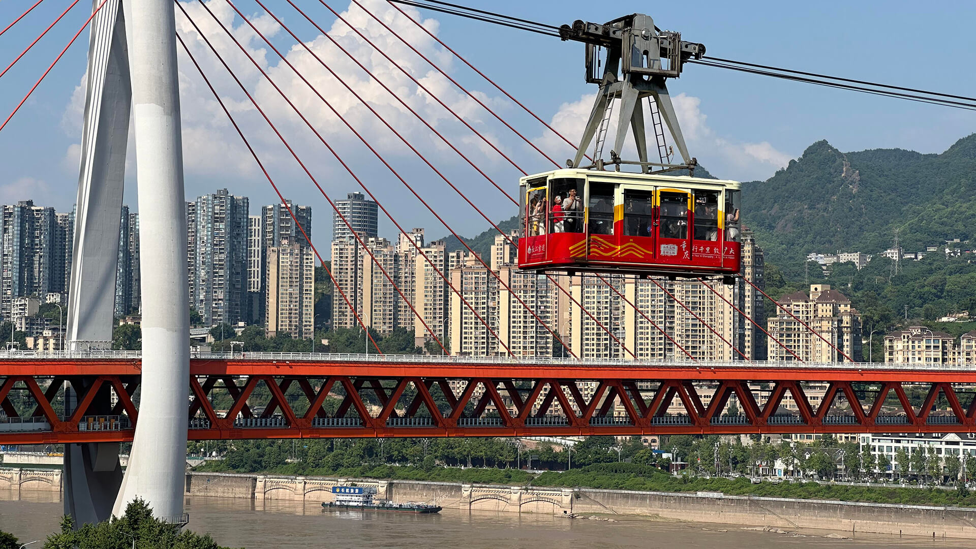 ChongQing Yangtze River Ropeway