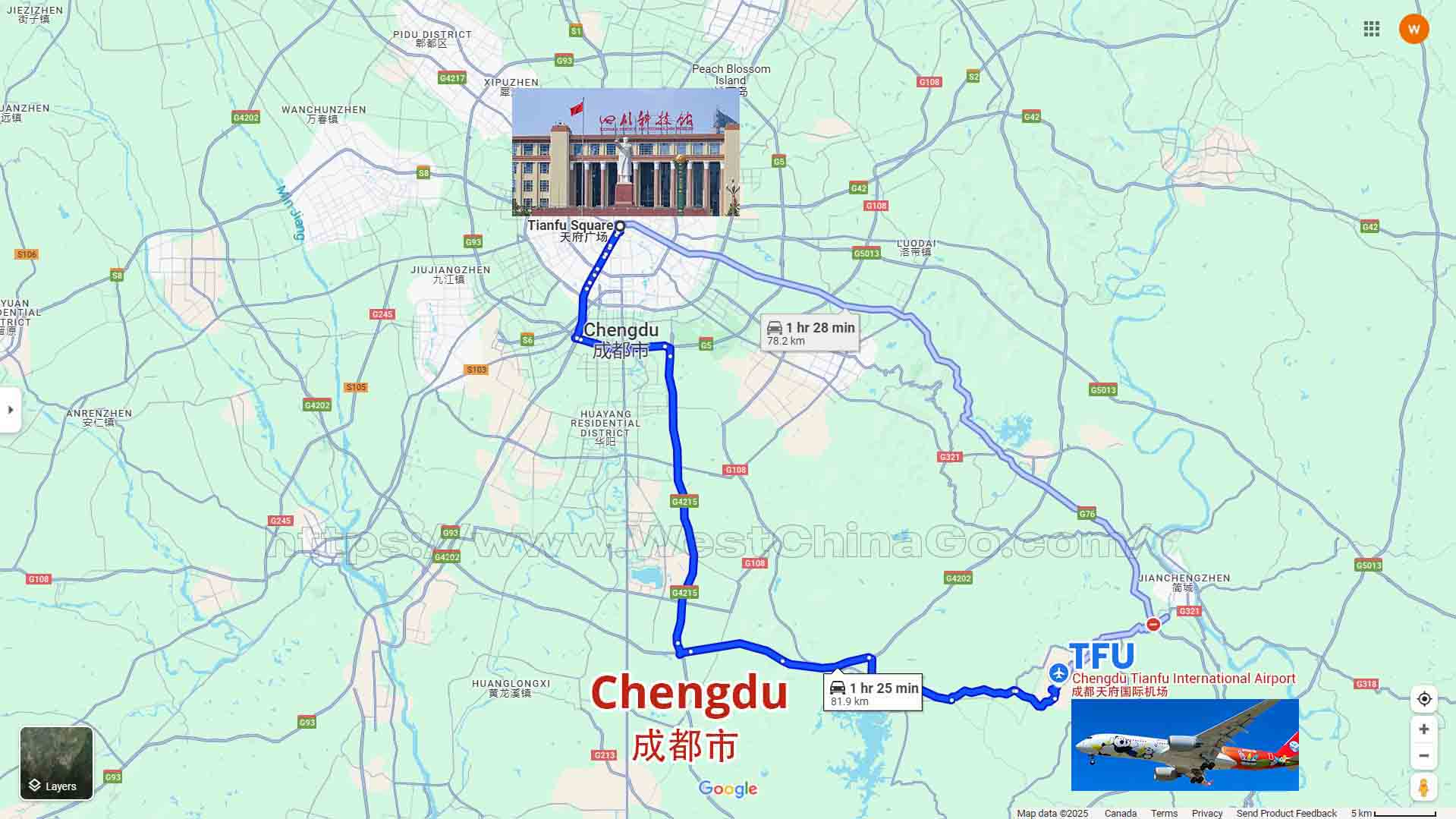 Chengdu Tianfu International Airport Transfer