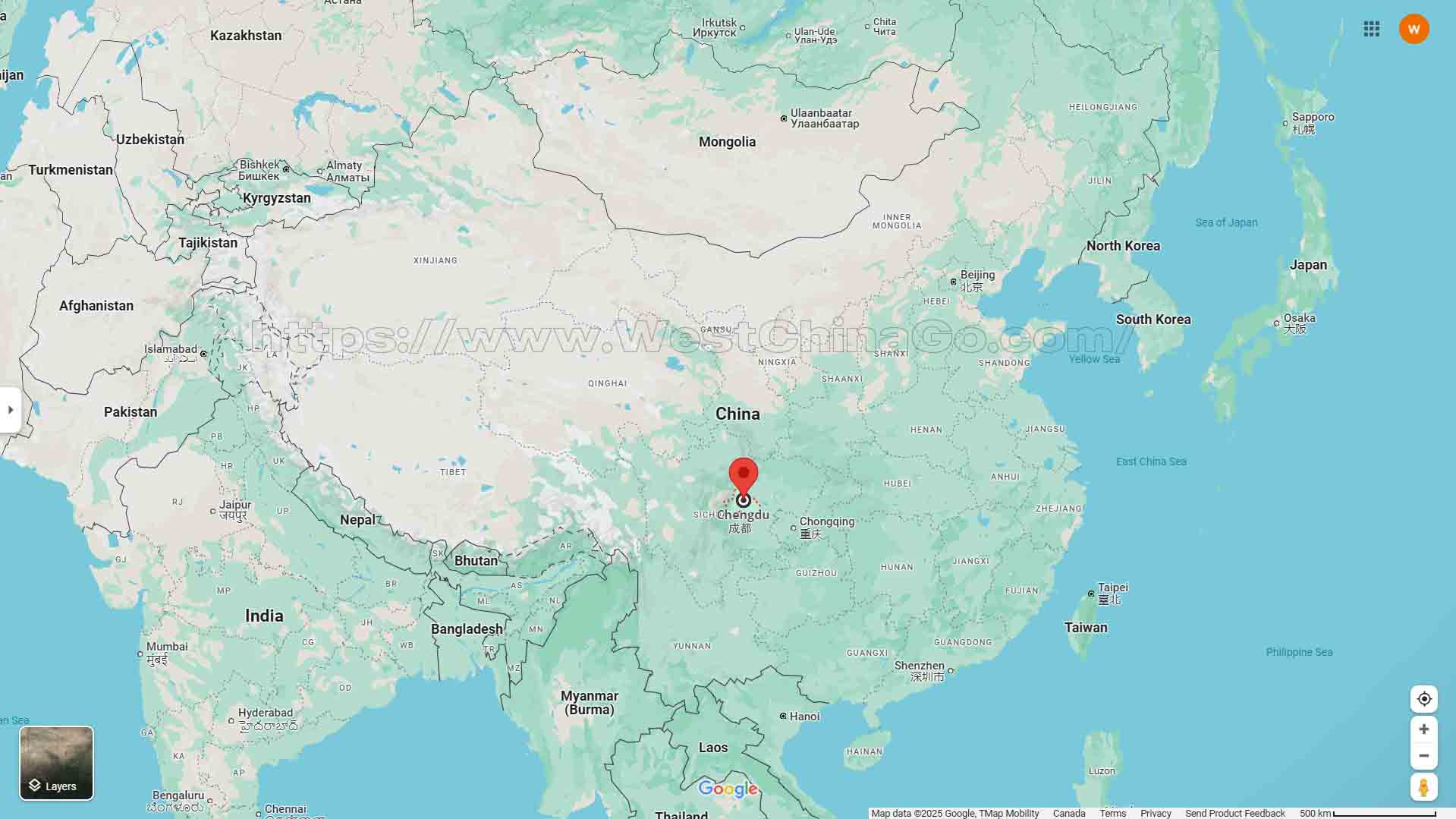 Chengdu Map