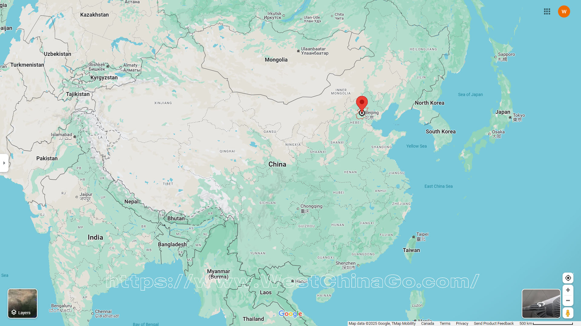 Beijing Tourist Map